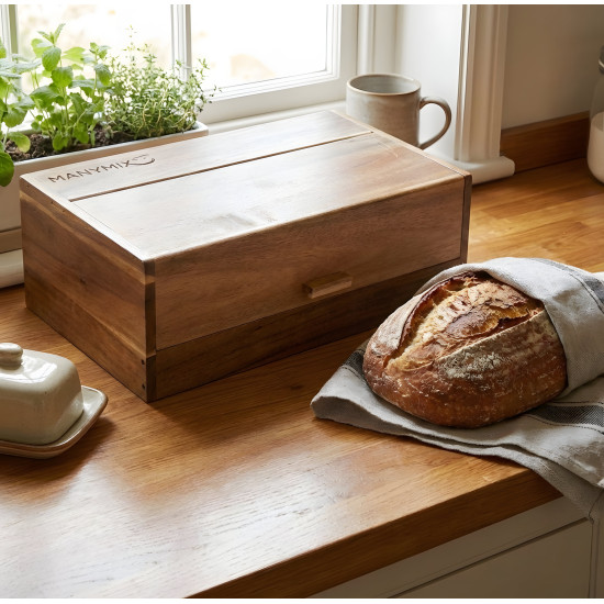 Wooden Bread Box